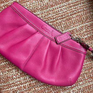 Coach Pink Fuchsia Clutch
